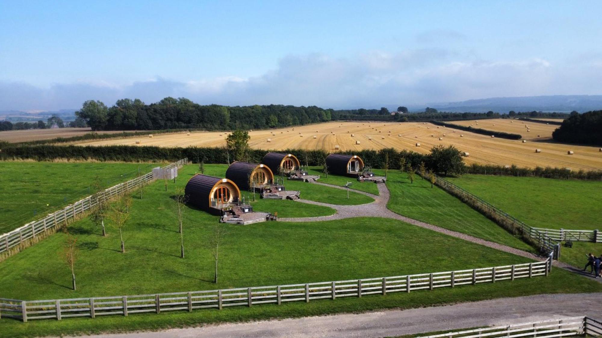 スタンフォード・ブリッジ Mingle Dale- Bugthorpe Grange Glampingヴィラ エクステリア 写真